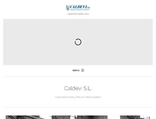 Tablet Screenshot of caldevi.com